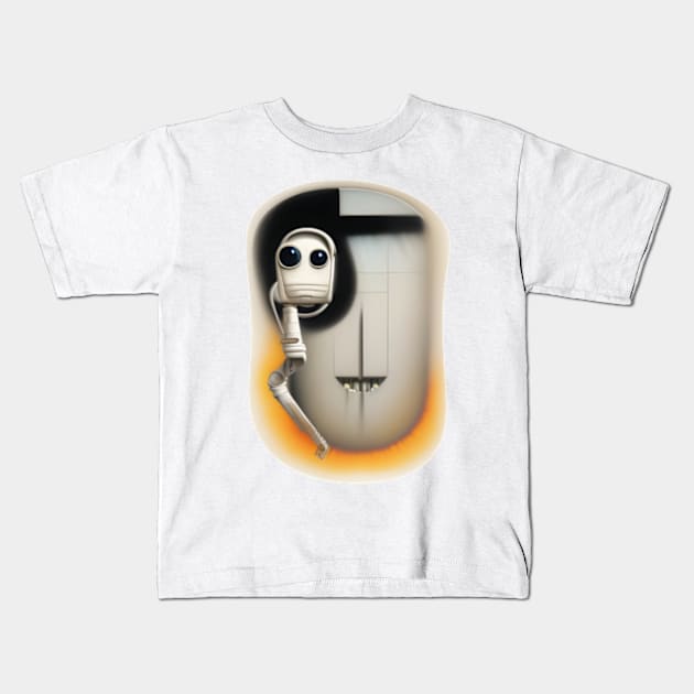 Universe WALL-E 001 Kids T-Shirt by Elba from Ukraine